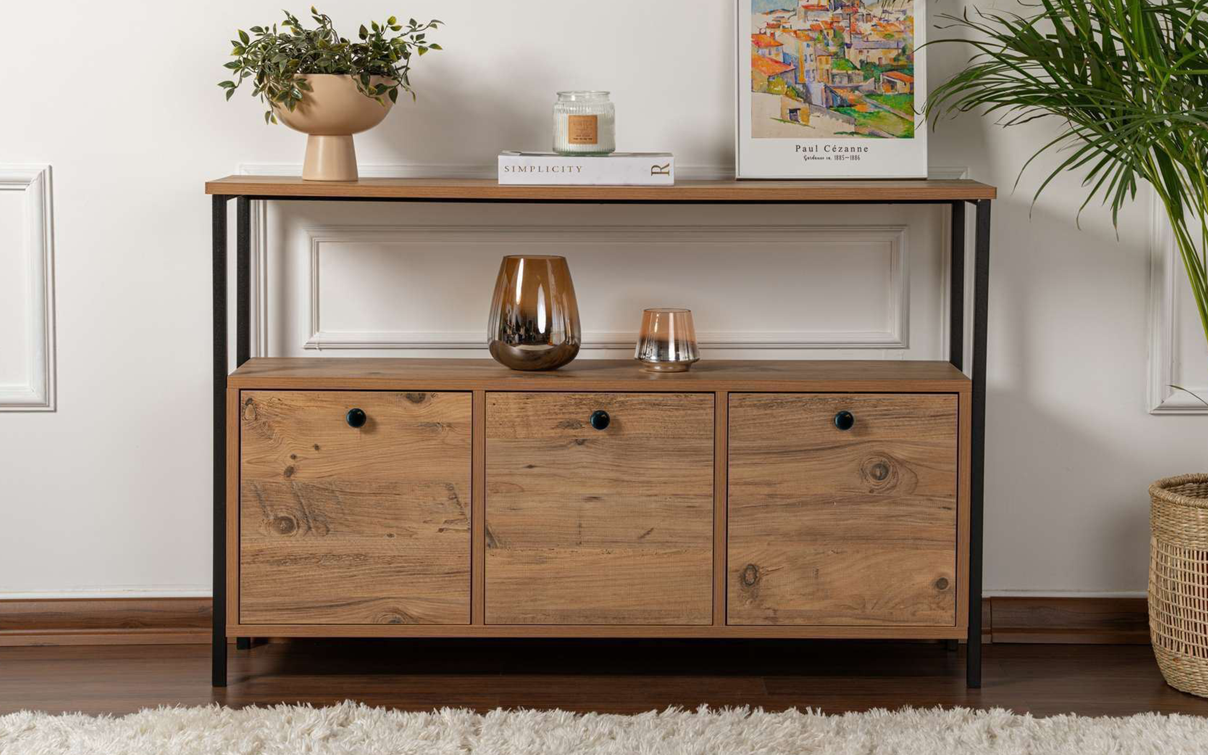 Dresser Prego, Atlantic pine + black  3